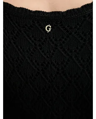 GUESS USA レースインサートミディドレス - サムネイル4