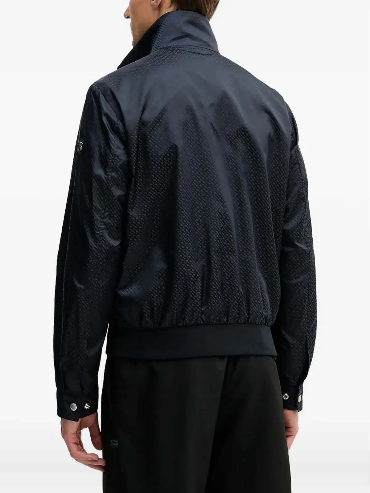 BOSS ロゴ入りジップファスナー ボンバー ジャケット - 画像2