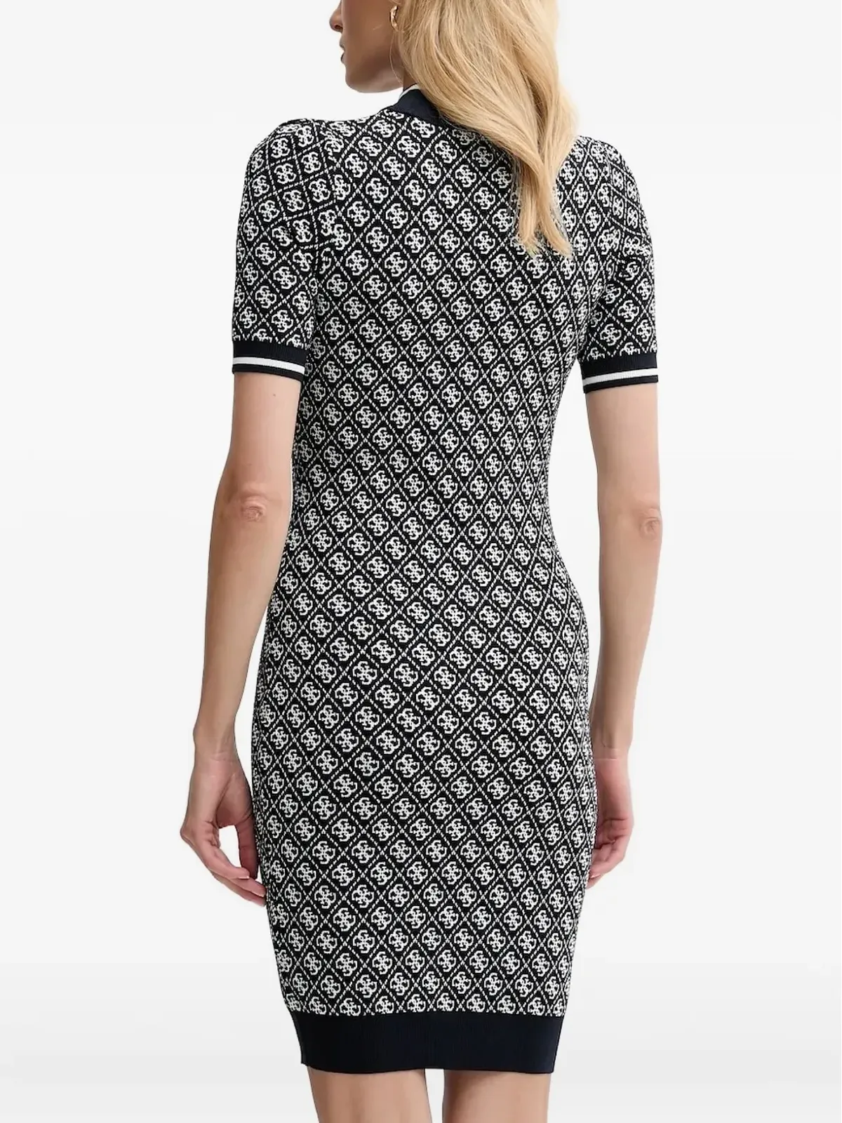 GUESS USA パターン柄ショートスリーブミニドレス - 画像2