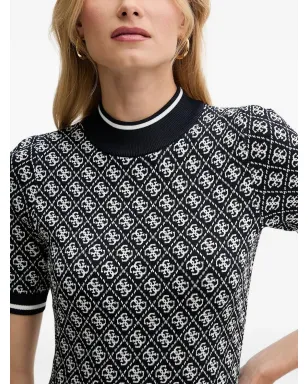 GUESS USA パターン柄ショートスリーブミニドレス - サムネイル3