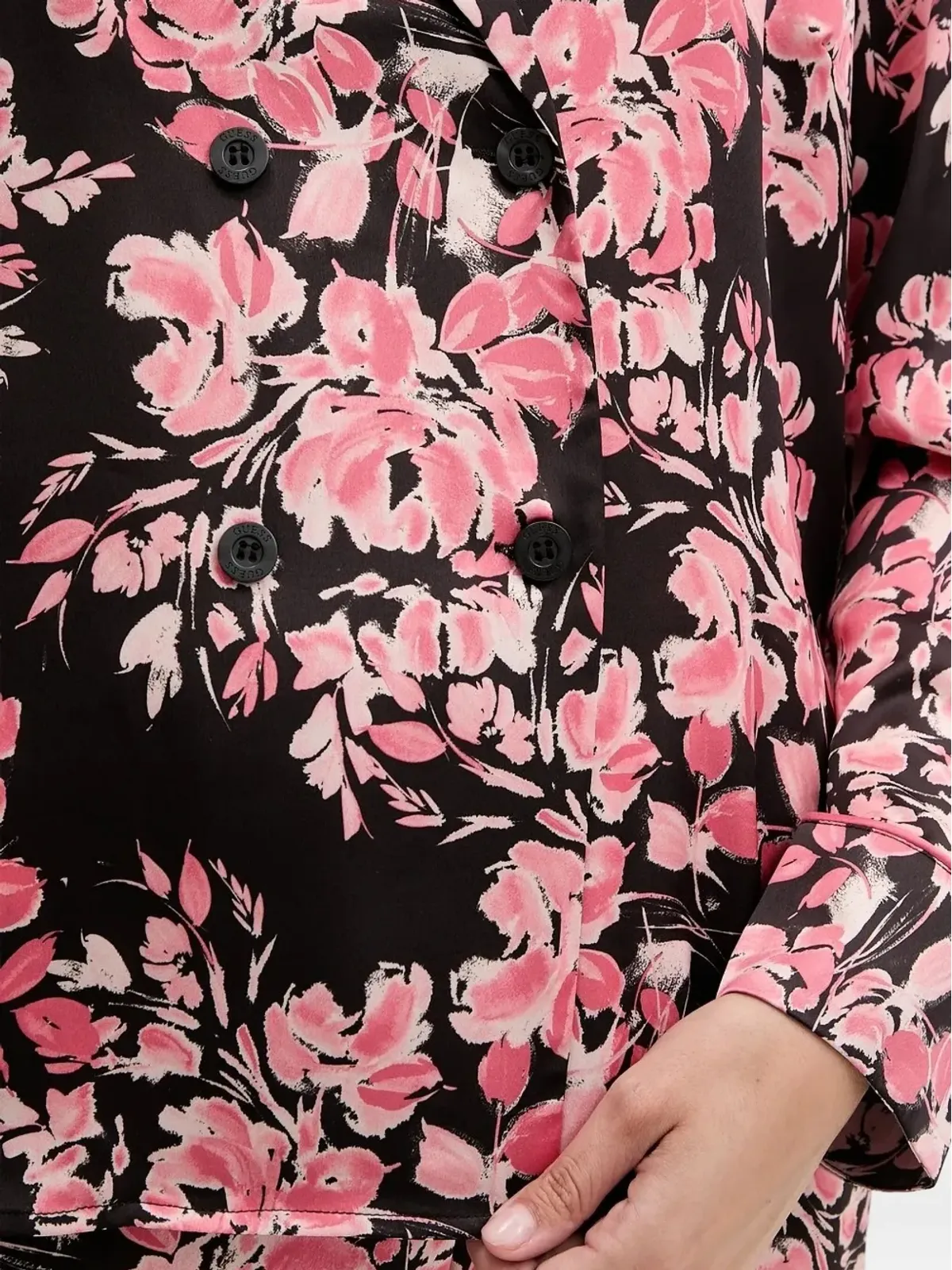 GUESS USA 花柄プリントのパジャマセット - 画像4