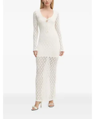 GUESS USA レースアップ crochet マキシドレス - サムネイル2