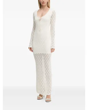 GUESS USA レースアップ crochet マキシドレス - サムネイル4