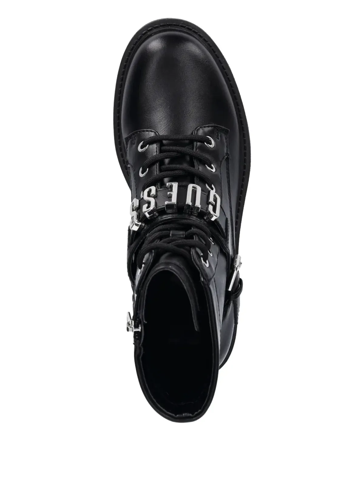 GUESS USA レースアップ バイカー ブーツ - 画像3