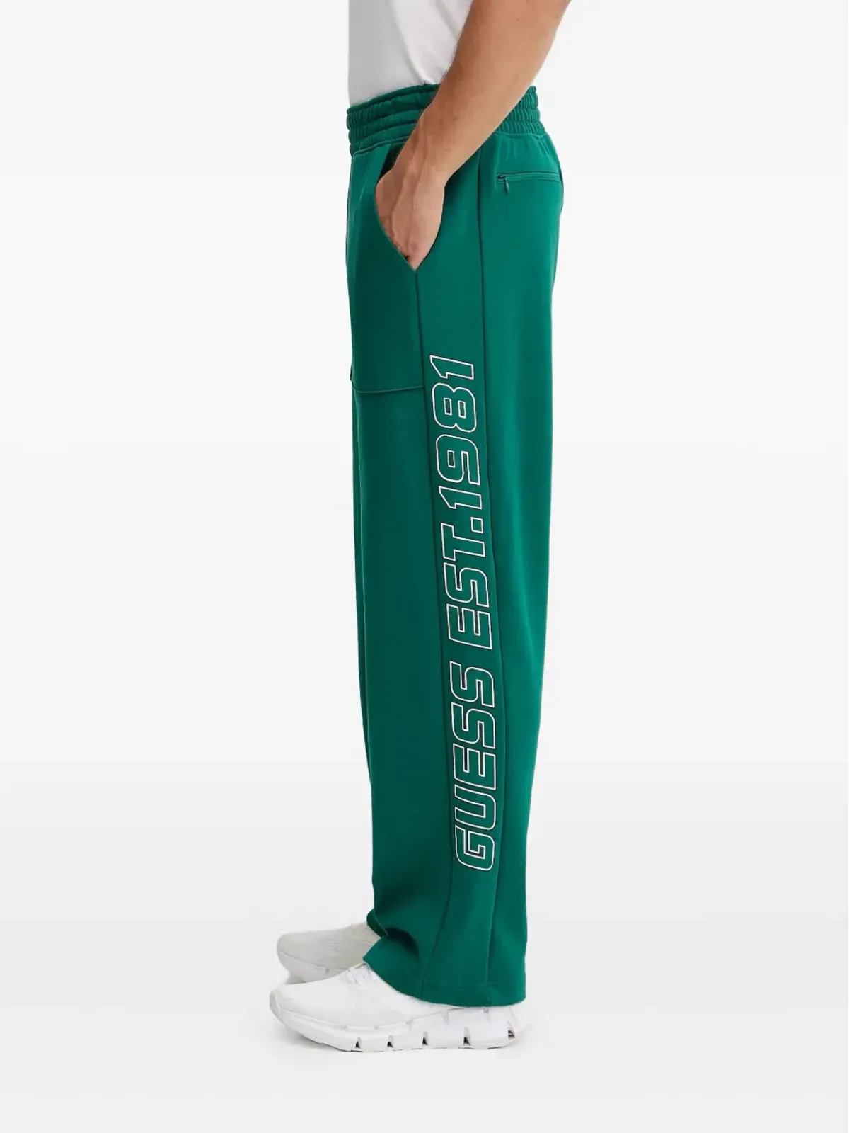 GUESS USA ロゴディテール パネルドパンツ - 画像3