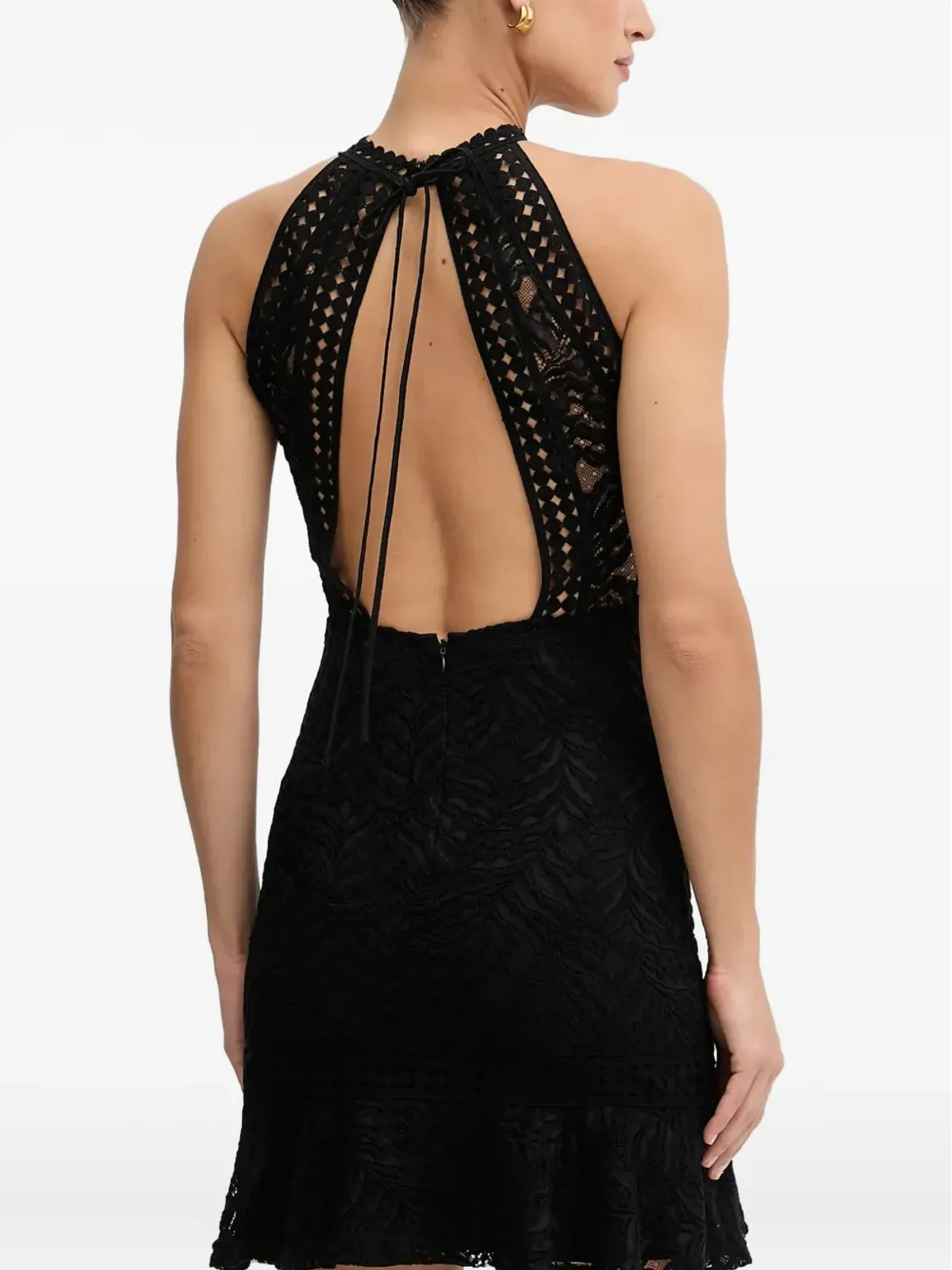 GUESS USA ホルターネック レースドレス - 画像3