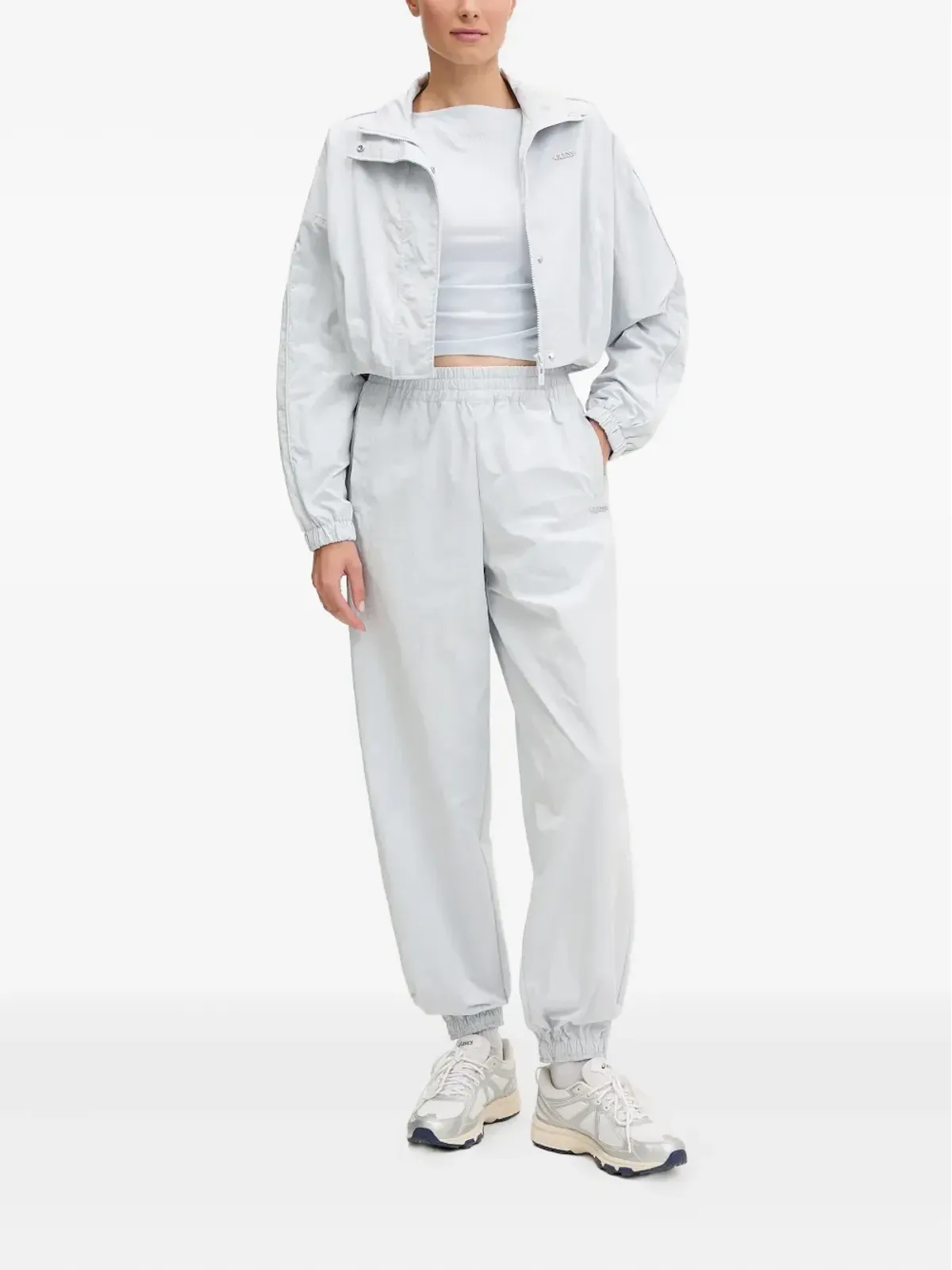 GUESS USA ハイネック クロップドジャケット - 画像2