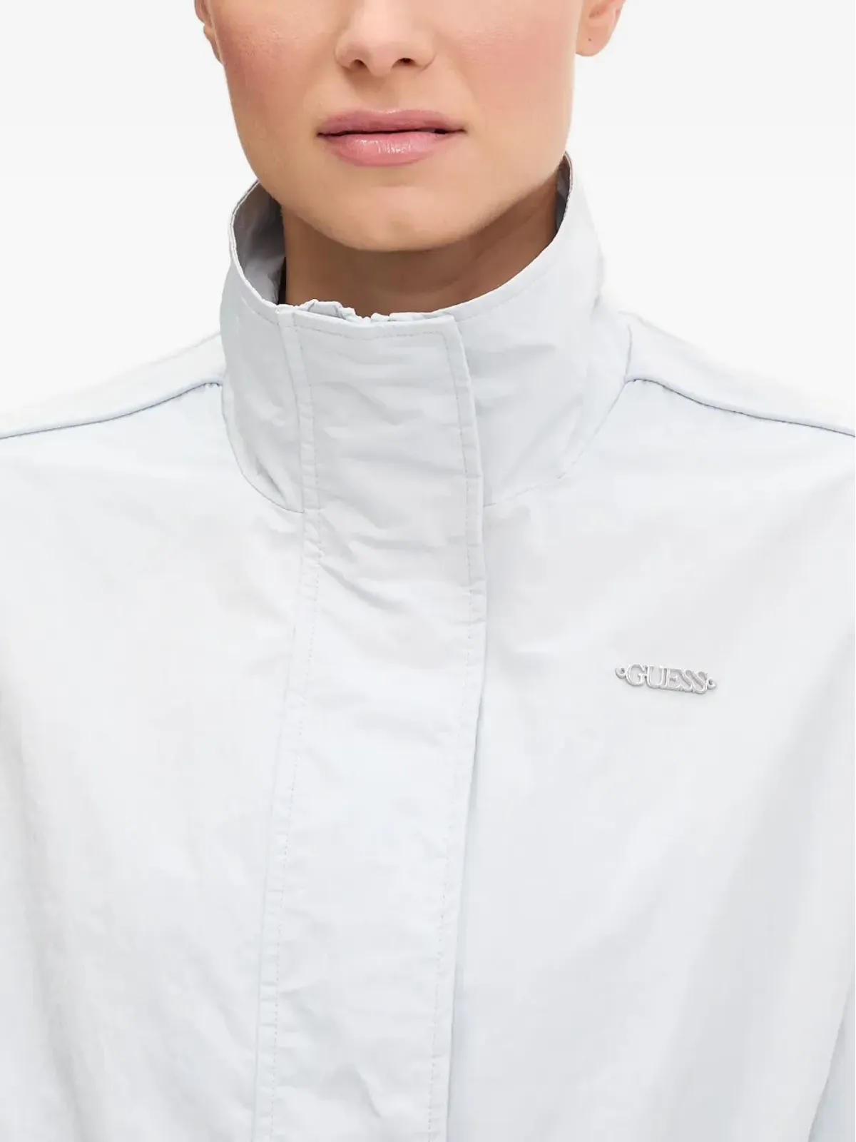 GUESS USA ハイネック クロップドジャケット - 画像4