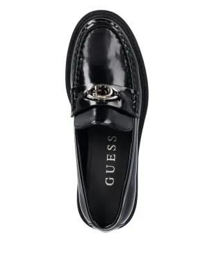 GUESS USA Yanika プラットフォームソール ロゴ ローファー ブラック - サムネイル3