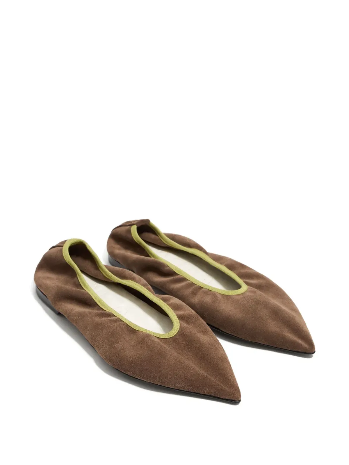 Bimba y Lola スエード ポインテッドトゥ フラットパンプス - 画像2