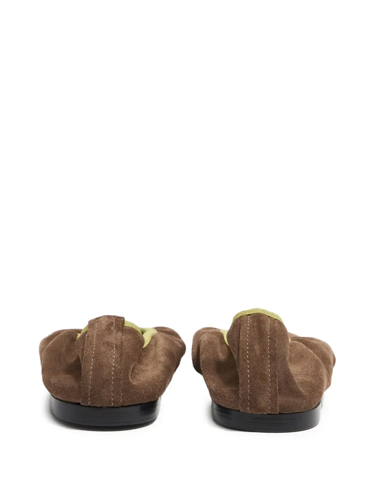 Bimba y Lola スエード ポインテッドトゥ フラットパンプス - 画像3