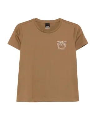 PINKO ロゴ入りTシャツ - ブラウン - サムネイル1