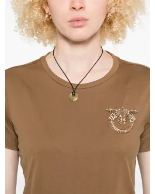 PINKO ロゴ入りTシャツ - ブラウン - サムネイル5