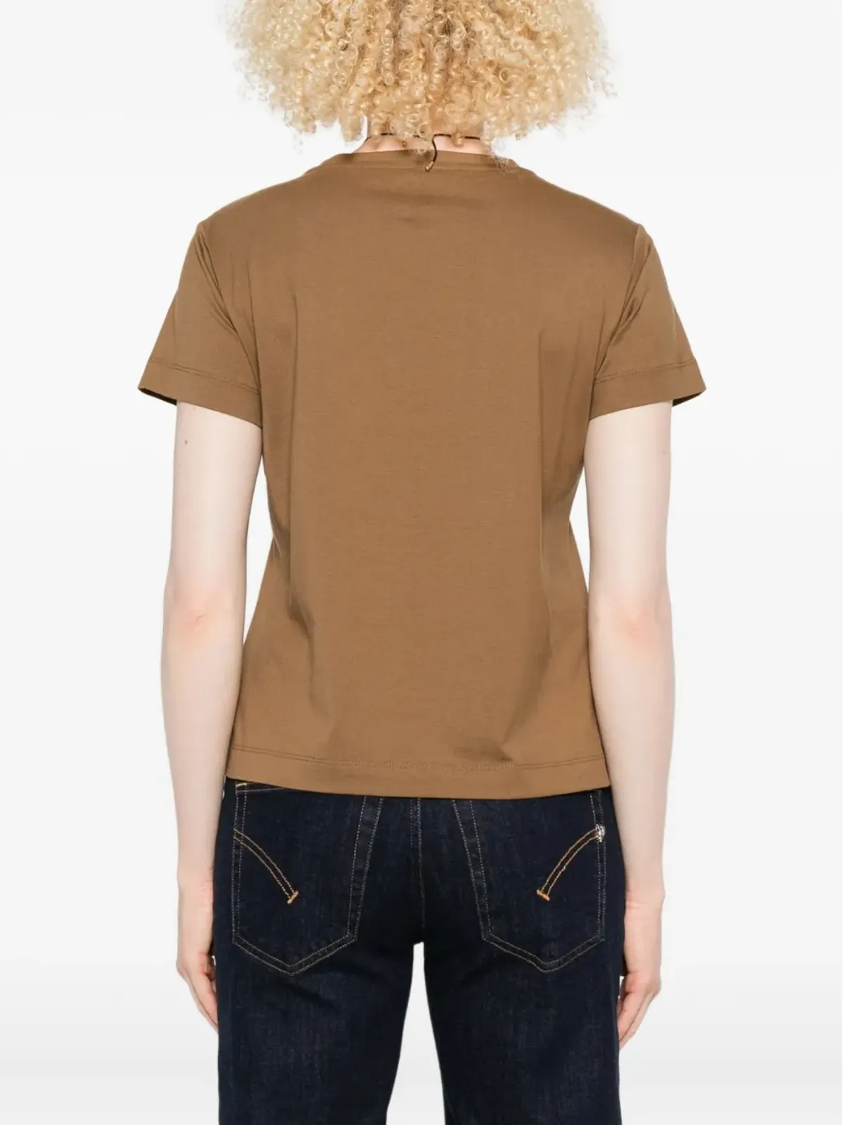 PINKO ロゴ入りTシャツ - ブラウン - 画像4
