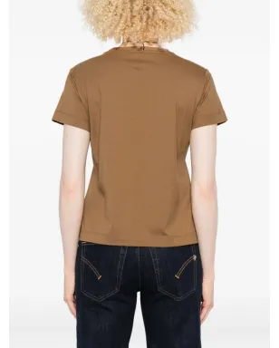 PINKO ロゴ入りTシャツ - ブラウン - サムネイル4
