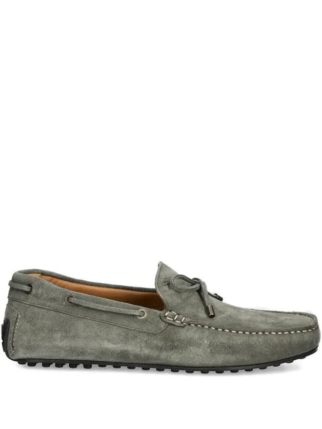 Hackett Hackett リボンディテールのスエードローファーの商品画像