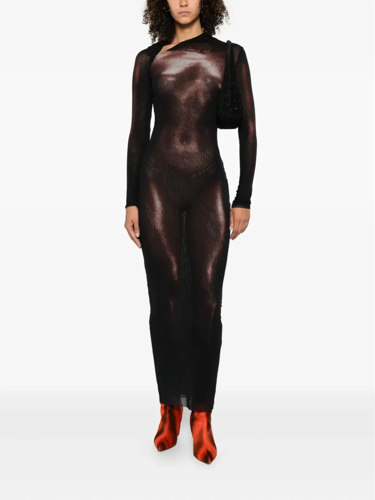 Jean Paul Gaultier ボディプリント ロングドレス - 画像2