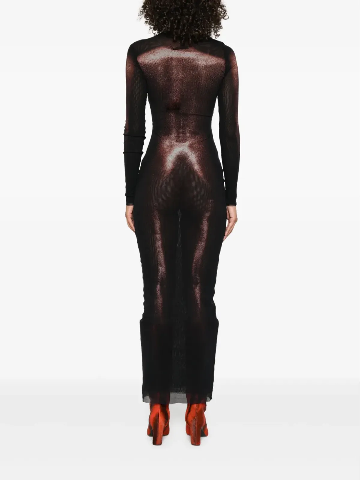 Jean Paul Gaultier ボディプリント ロングドレス - 画像4