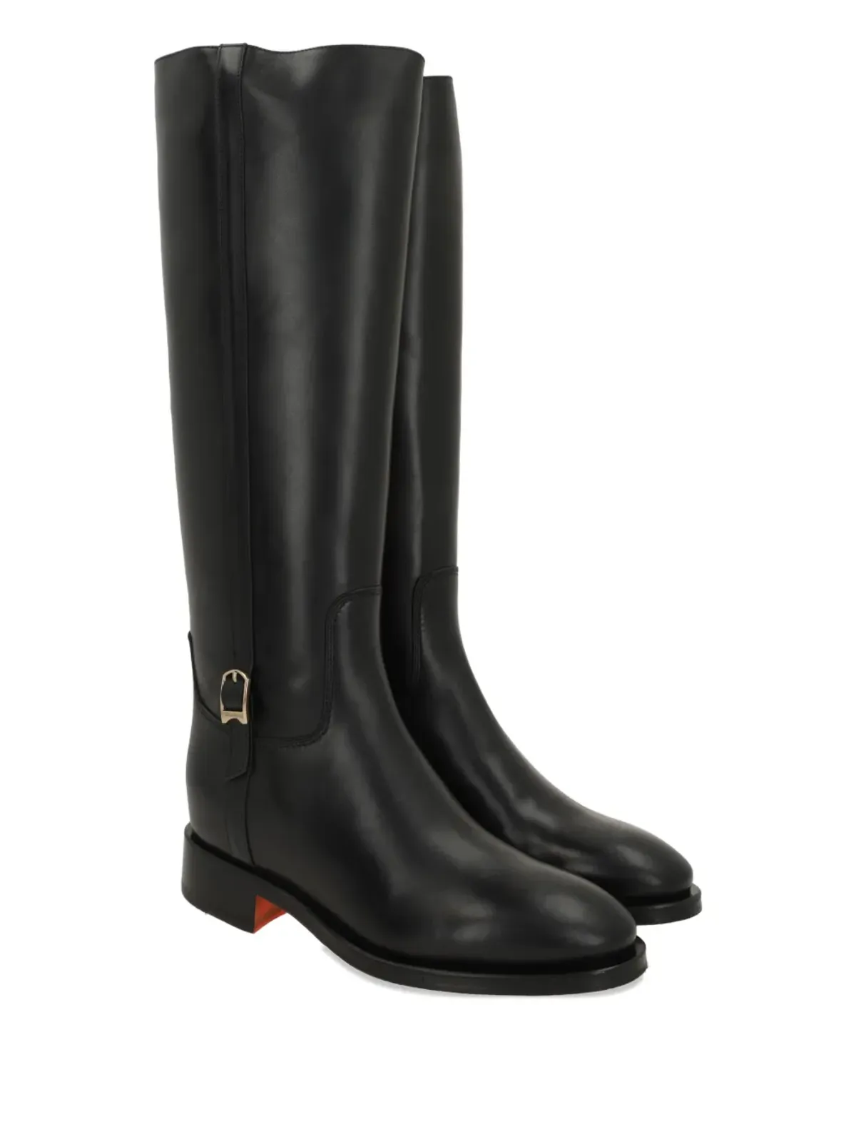 Santoni マンディ バックルディテール ブーツ - 画像2