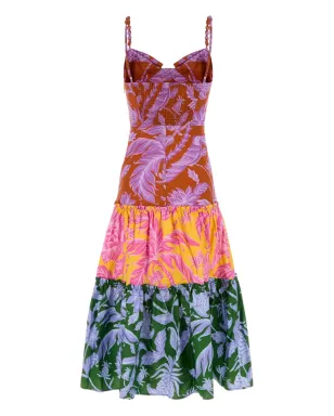 FARM Rio トロピカルプリント ティアードミディドレス - サムネイル2