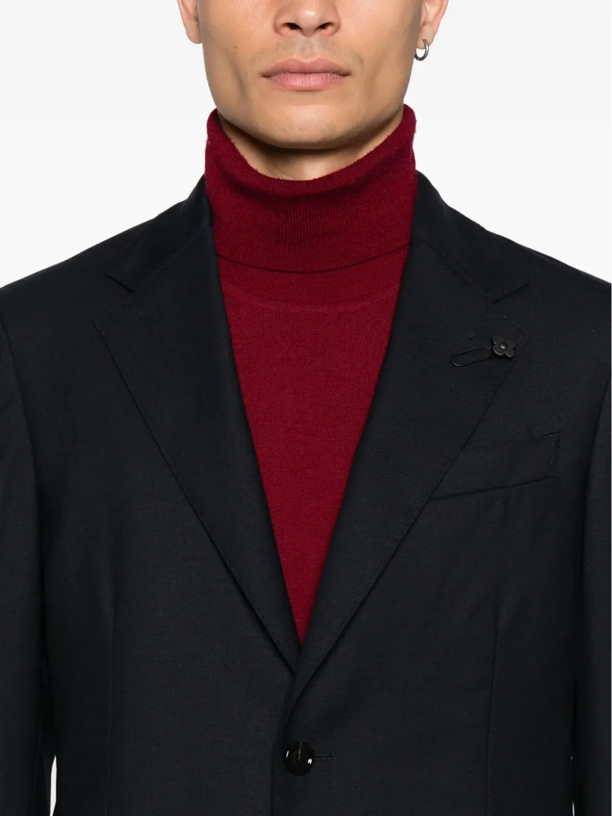 Lardini ツーボタンポケットスーツ - ブルー - 画像4