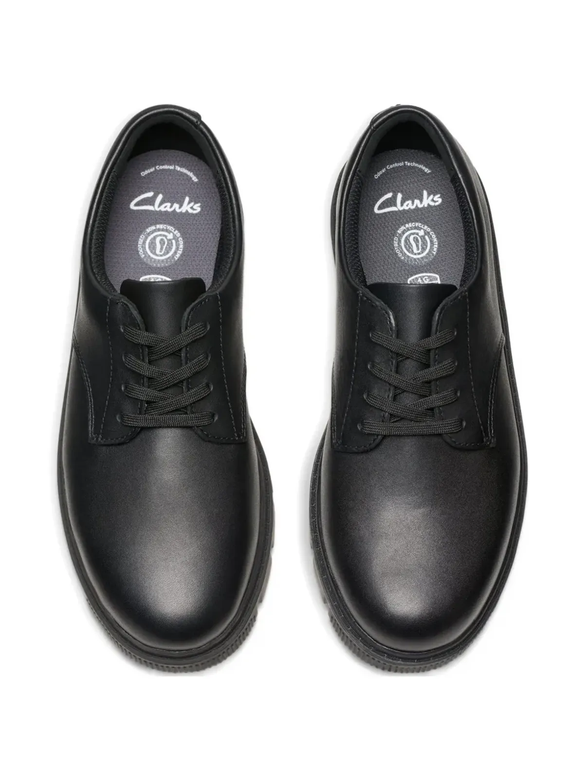 Clarks Kids Lorcam Loop レースアップ ダービーシューズ - 画像3