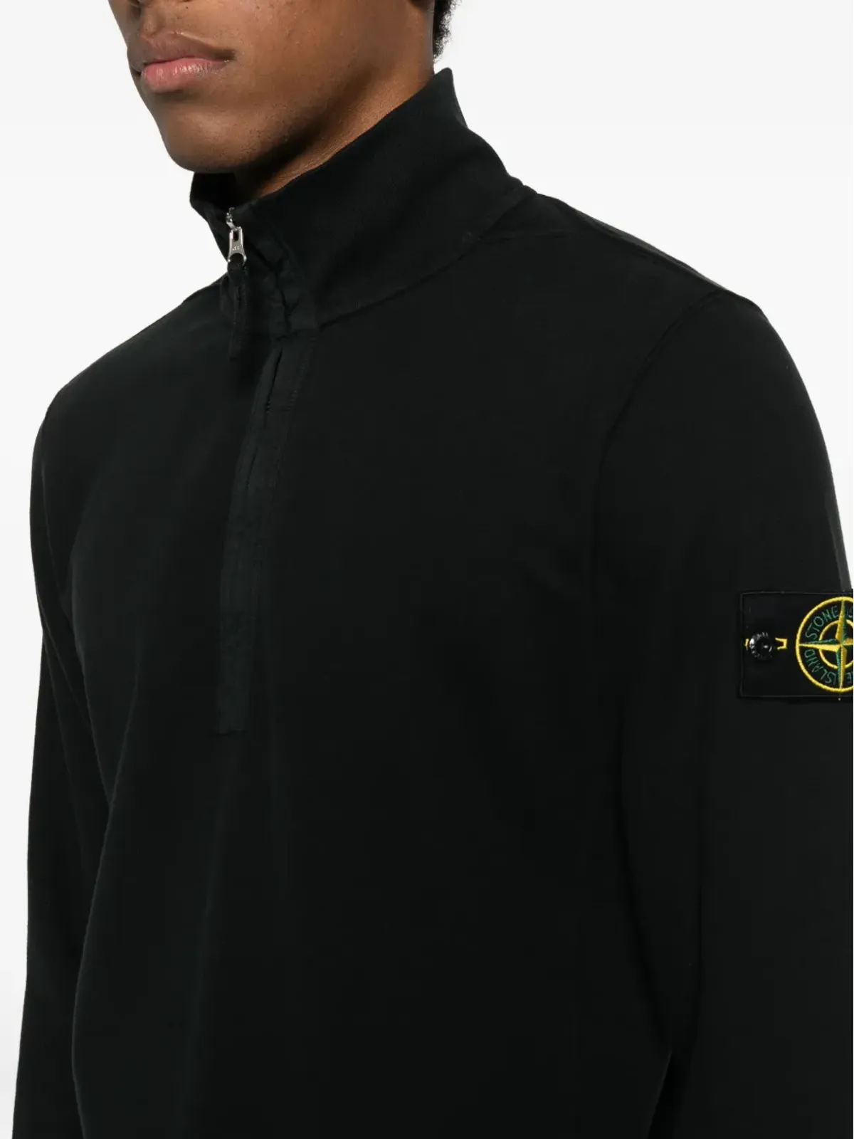 Stone Island 半ジップパッチスウェットシャツ - 画像5
