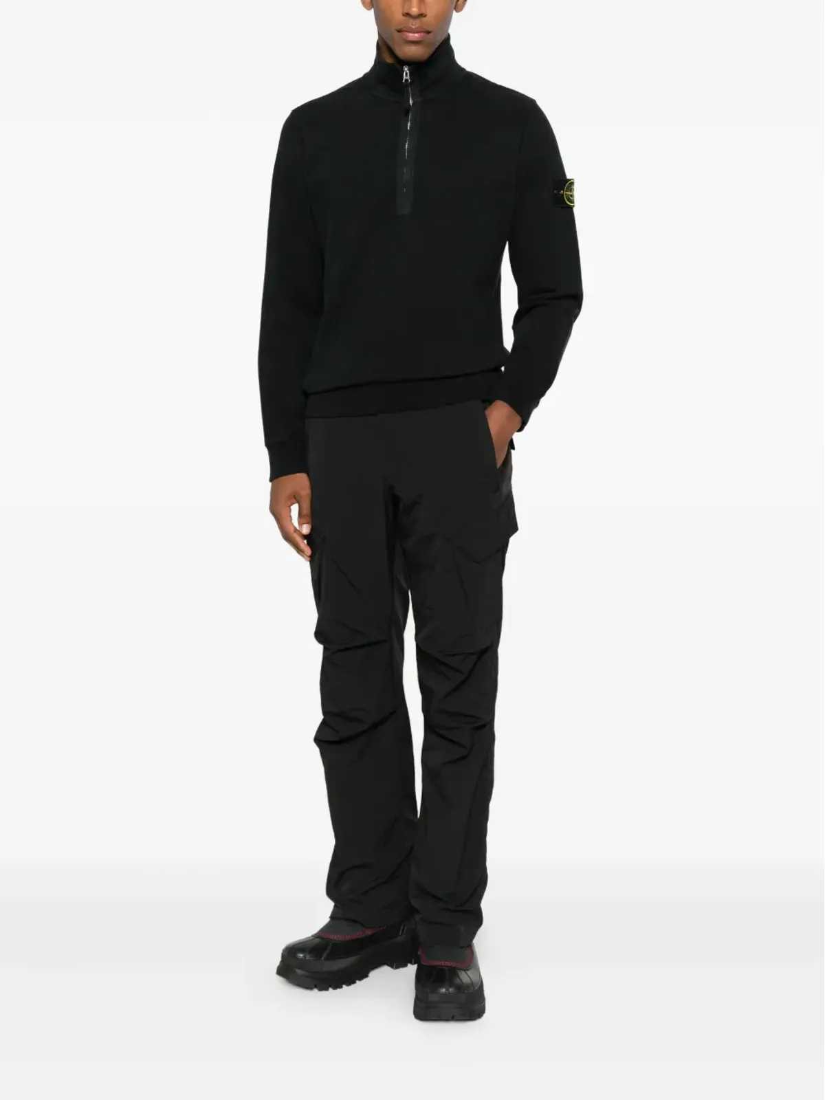 Stone Island 半ジップパッチスウェットシャツ - 画像2