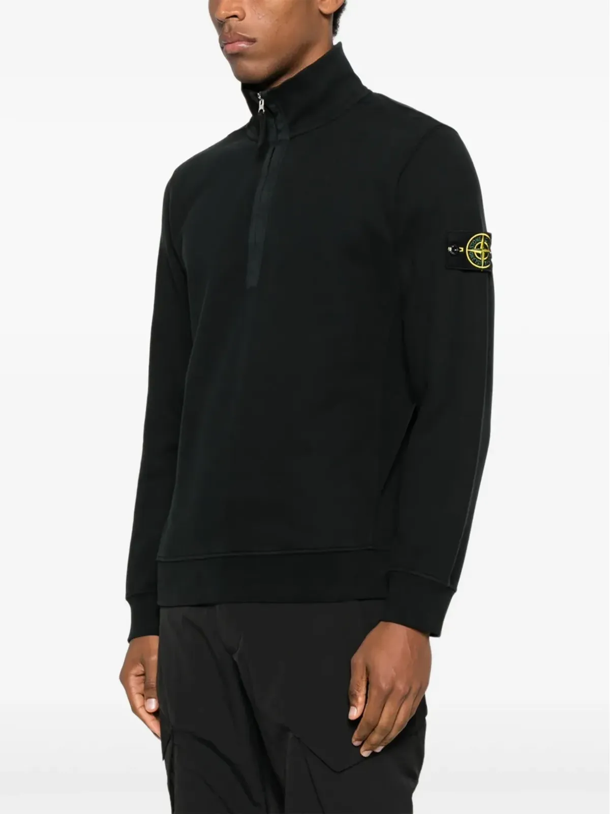 Stone Island 半ジップパッチスウェットシャツ - 画像3
