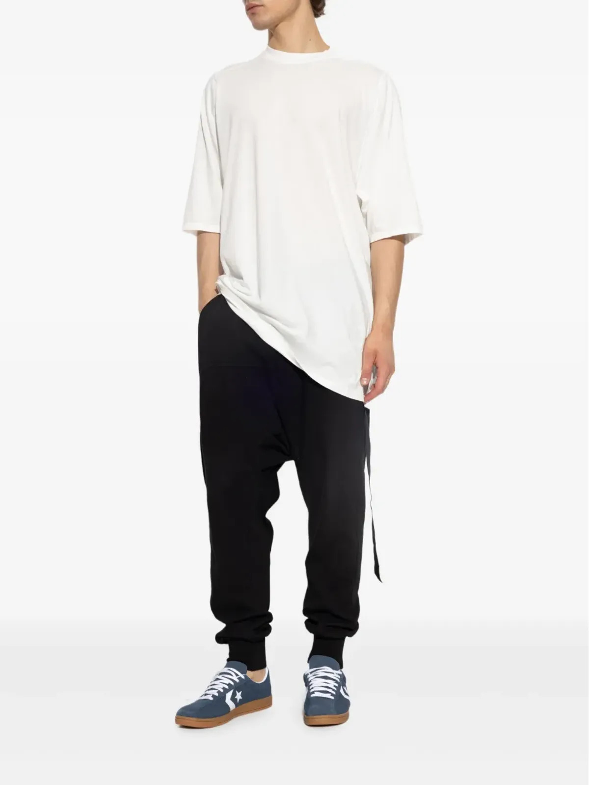 Rick Owens DRKSHDW ジャンボ半袖Tシャツ - ホワイト - 画像2