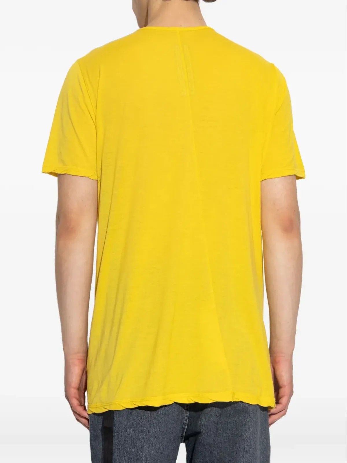 Rick Owens DRKSHDW 生の縁ショートスリーブTシャツ - 画像4