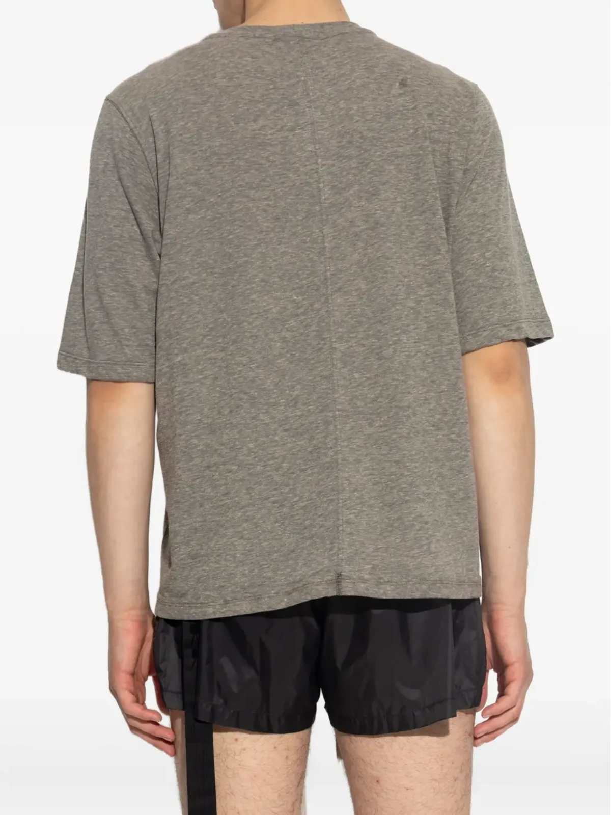 Rick Owens DRKSHDW short-sleeve drawstring T-shirt - Grey - 画像4