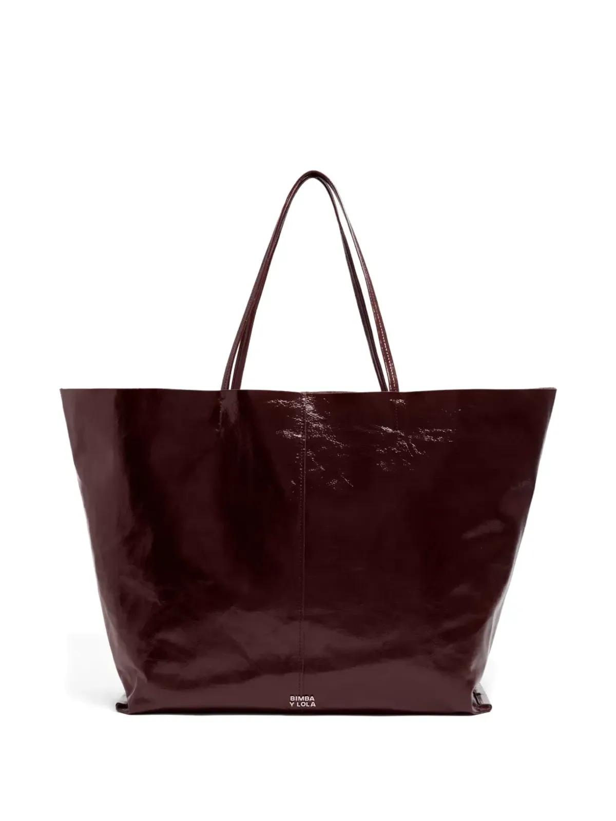 Bimba y Lola ショッパー レザー マキシ トートバッグ - ブラウン - 画像1