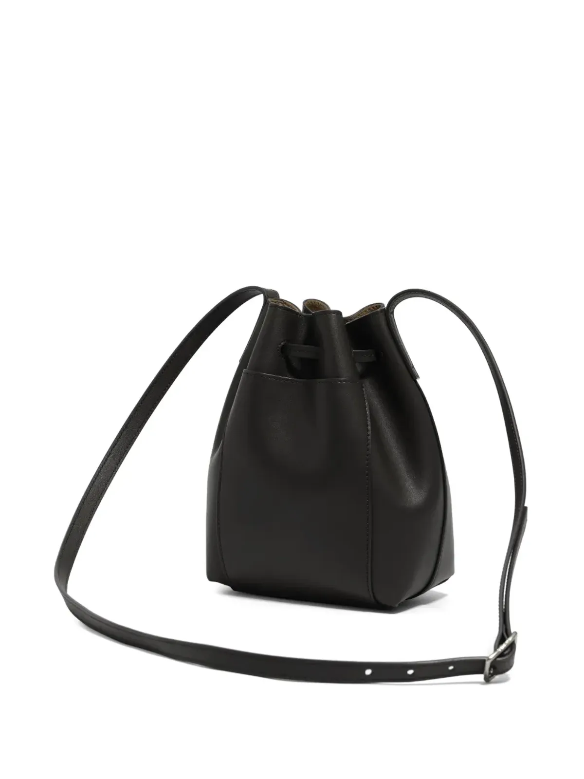 Bimba y Lola ドローストリング式レザーバケットバッグ - 画像2