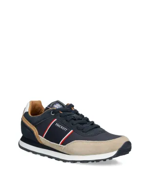 Hackett スエードパネル付きストライプスニーカー - サムネイル2