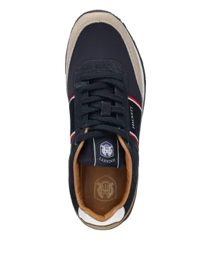 Hackett スエードパネル付きストライプスニーカー - サムネイル4