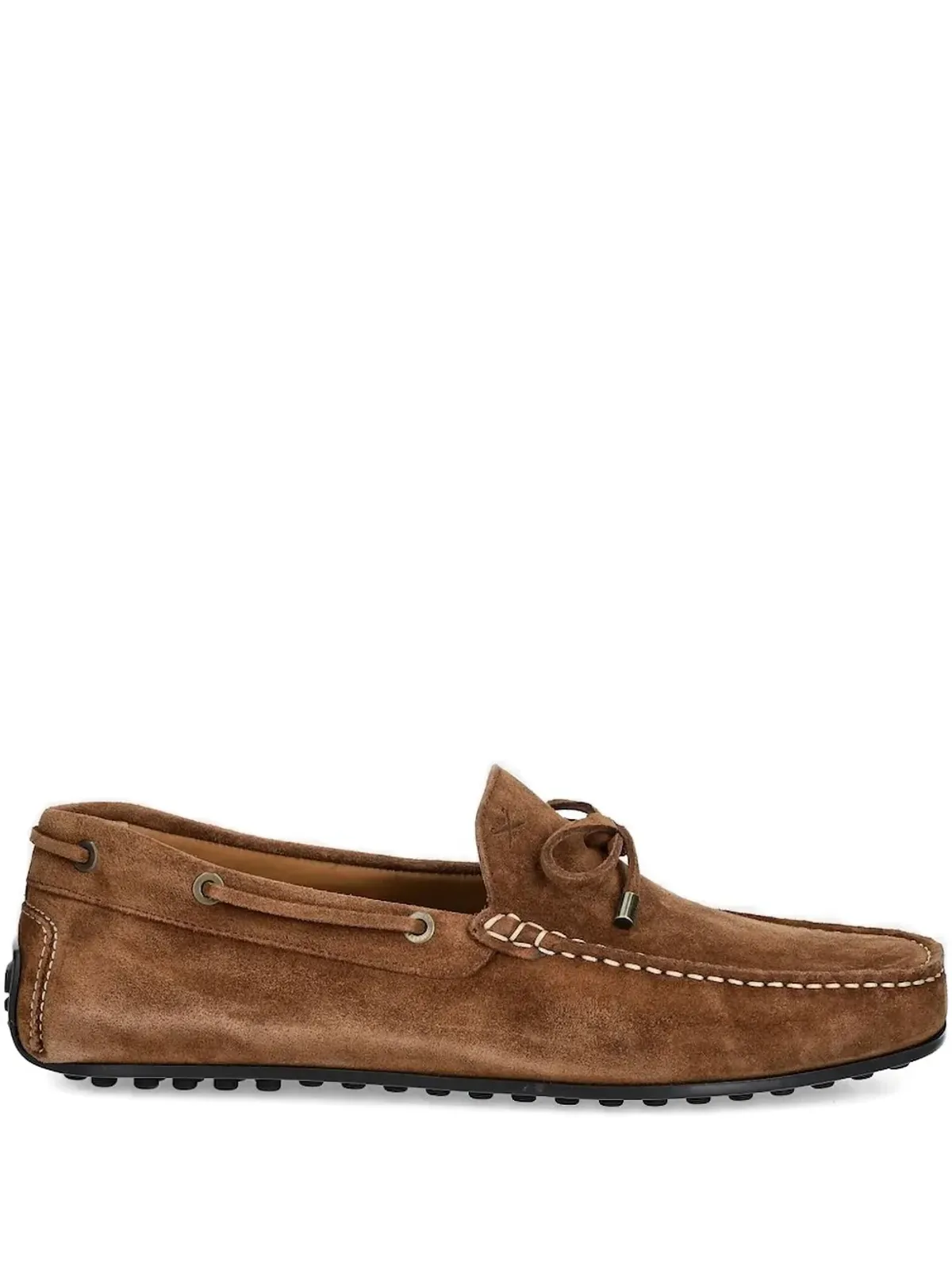 Hackett スエード タッセル ボートシューズ - Brown - 画像1