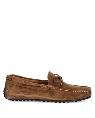Hackett スエード タッセル ボートシューズ - Brown - サムネイル1