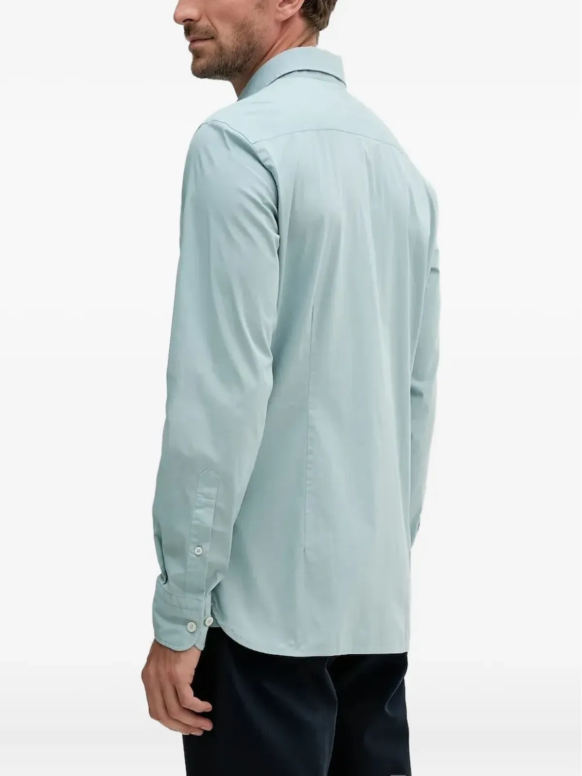 Hackett 刺繍ロゴ入り長袖シャツ - 画像2