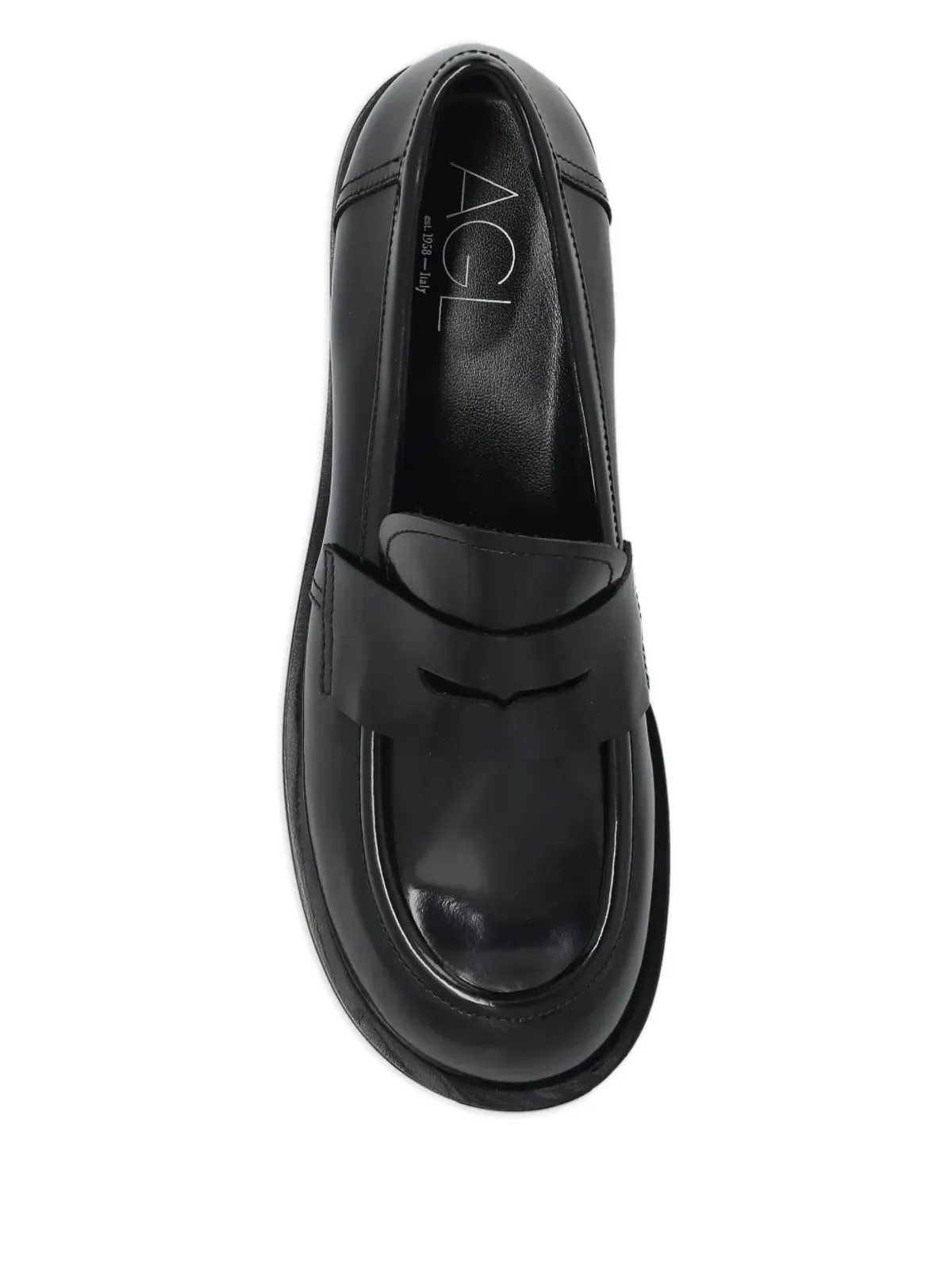 AGL penny-leather loafers - 画像2