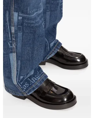 AGL penny-leather loafers - サムネイル3