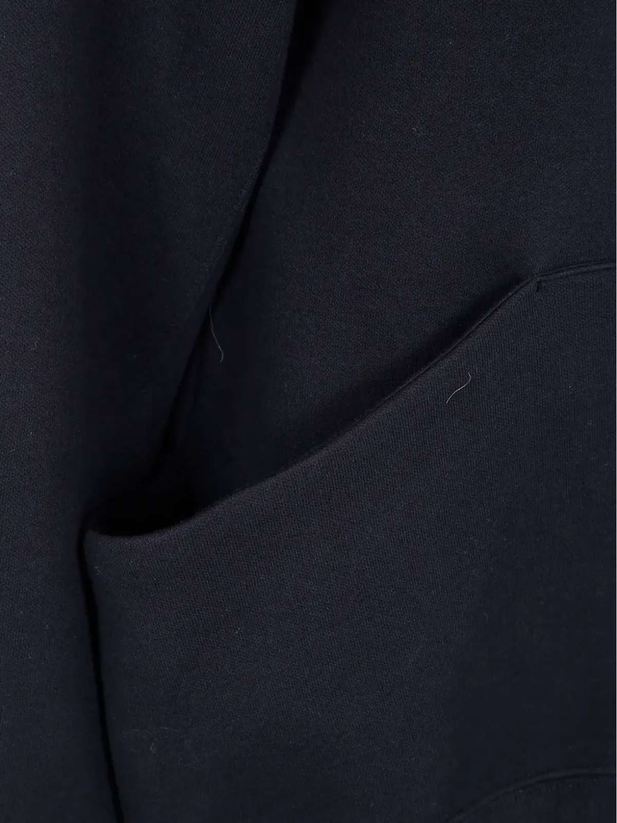 sacai スポンジジップフロントカンガルーポケットフーディ - 画像3