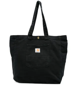Carhartt WIP オーガニックコットン・トートバッグ - ブラック - サムネイル1