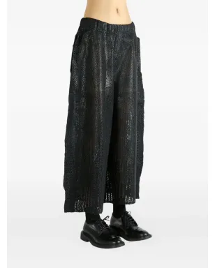 Issey Miyake エラスティック付きパンツ IM58KF282 ブラック - サムネイル3