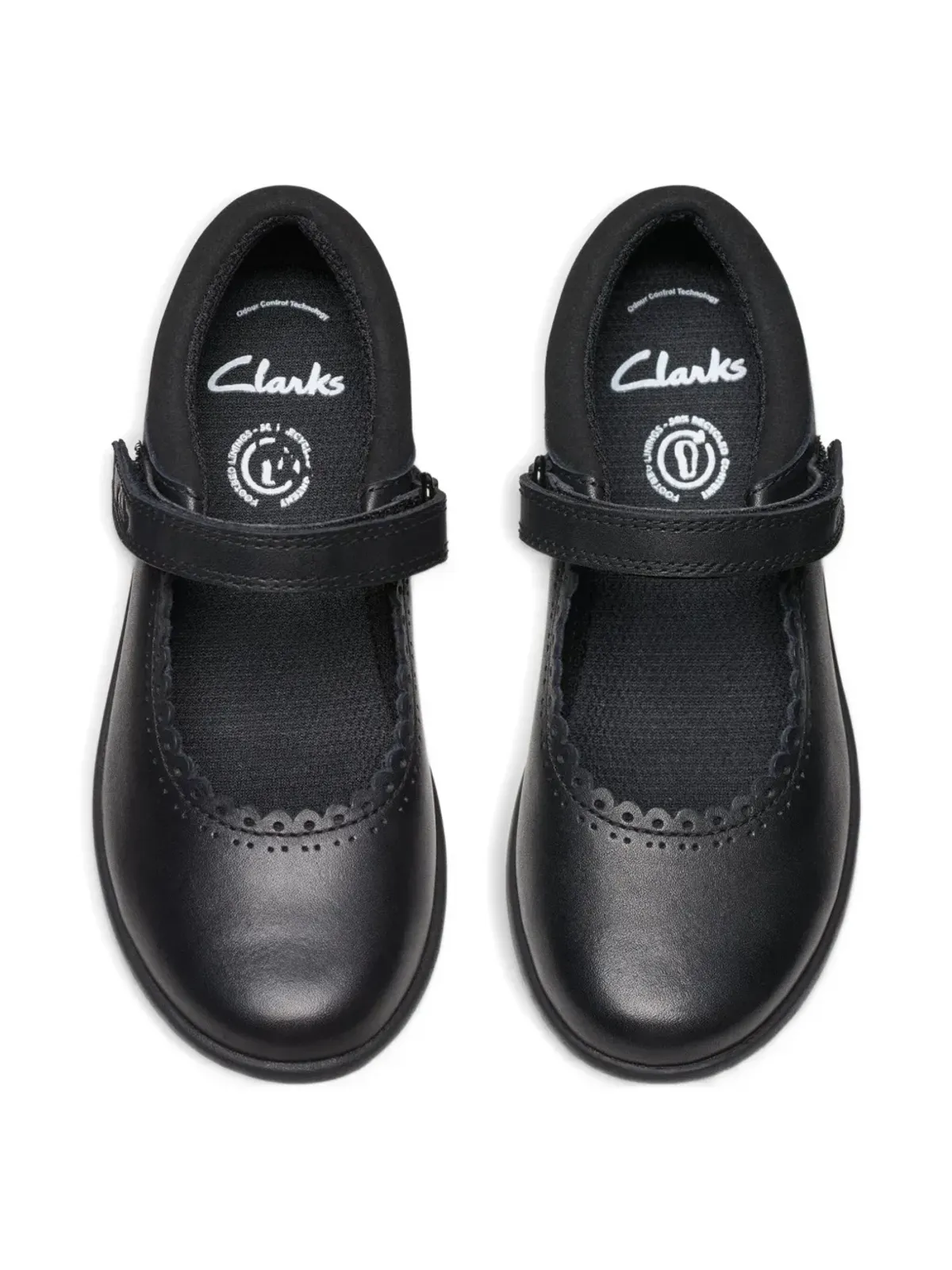 Clarks Kids エッチ ピュア キッド スカラップエッジ バレリーナ - 画像3