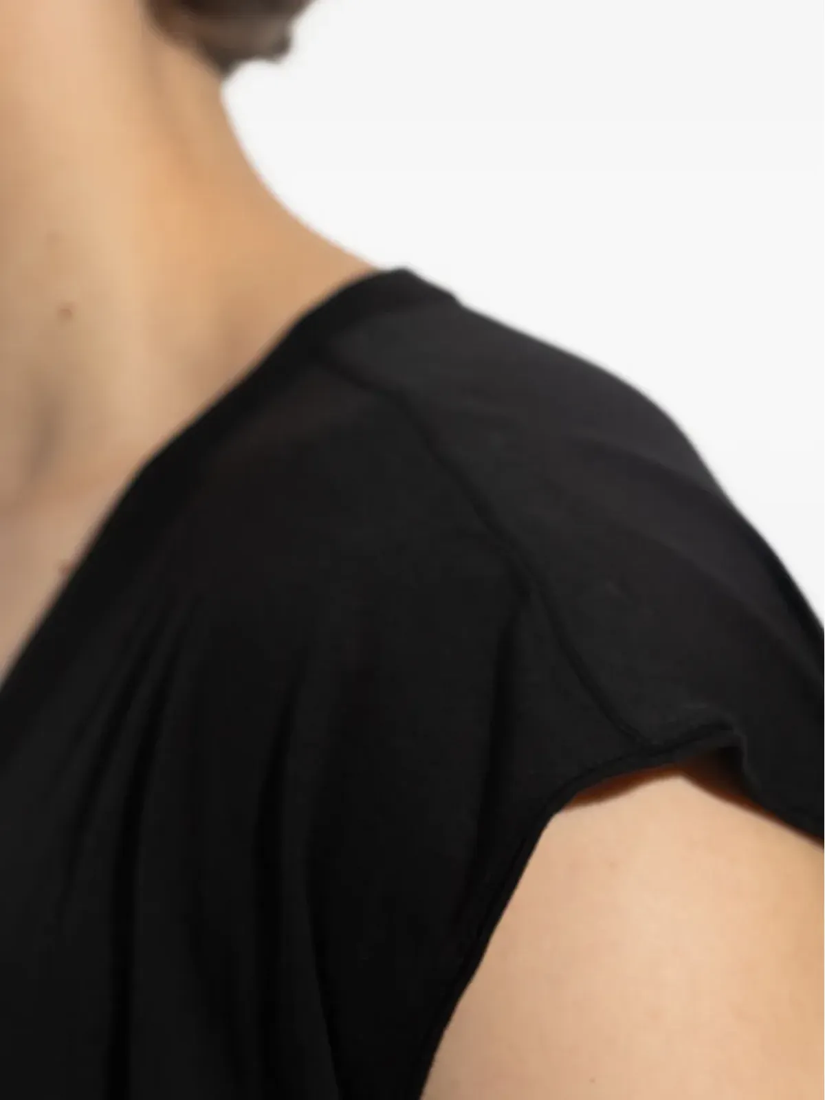 Rick Owens DRKSHDW ディープVネック ノースリーブトップ - 画像5