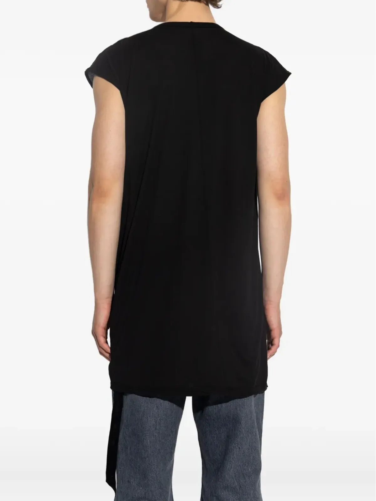 Rick Owens DRKSHDW ディープVネック ノースリーブトップ - 画像4
