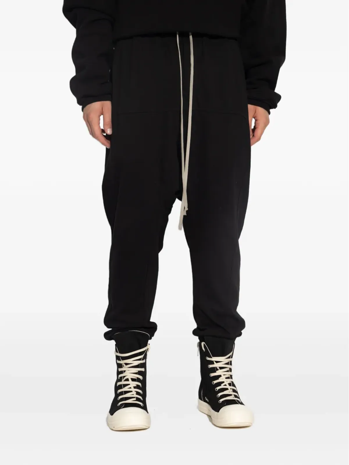 Rick Owens DRKSHDW コットン ドロップクロッチ パンツ - 画像3