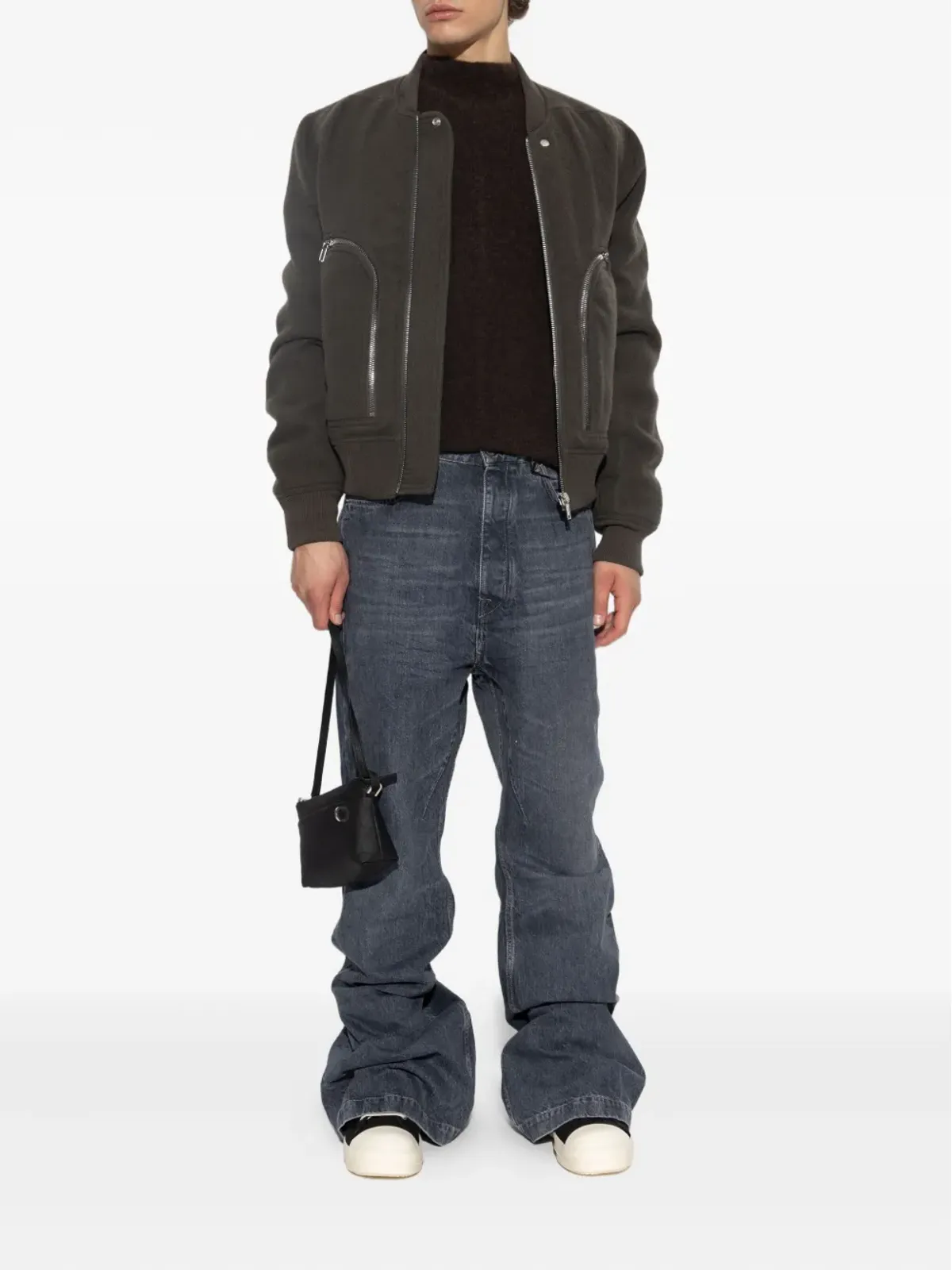 Rick Owens DRKSHDW コットンデニムジーンズ（ワイドレッグ） - 画像2