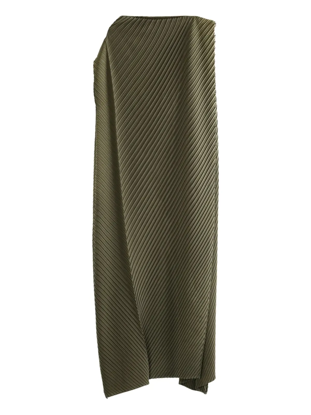 Issey Miyake フォールドプリーツ ノースリーブ ミディドレス - 画像4